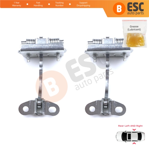 2 Pieces Rear Door Hinge Stop Check Strap Limiter for Citroen Xsara N0 N1 N2 1997-2006 9181C0
