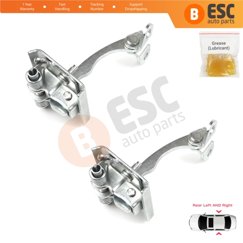 2 Pieces Rear Door Hinge Stop Check Strap Limiter for Citroen Xsara N0 N1 N2 1997-2006 9181C0