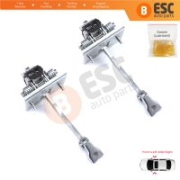 2 Pieces Front Door Hinge Stop Check Strap Limiter for Citroen DS5 2011-2018 9670813380