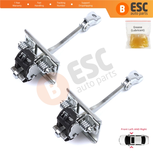 2 Pieces Front Door Hinge Stop Check Strap Limiter for Citroen DS5 2011-2018 9670813380