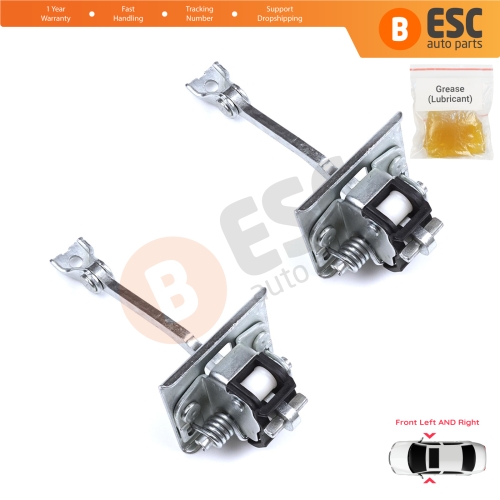 2 Pieces Front Door Hinge Stop Check Strap Limiter for Citroen DS5 2011-2018 9670813380