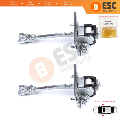 2 Pieces Front Door Hinge Stop Check Strap Limiter for Citroen DS5 2011-2018 9670813380