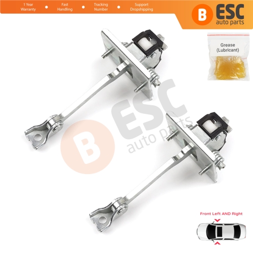 2 Pieces Front Door Hinge Stop Check Strap Limiter for Citroen DS5 2011-2018 9670813380