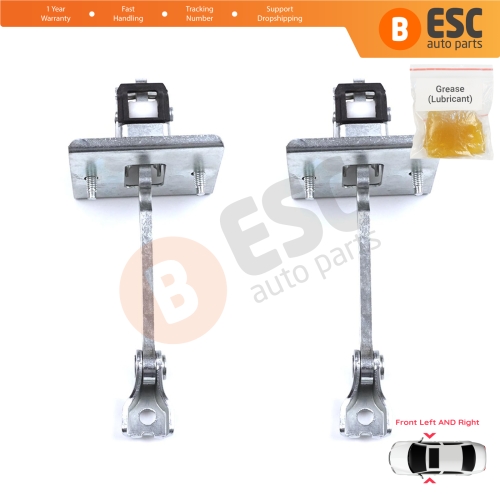 2 Pieces Front Door Hinge Stop Check Strap Limiter for Citroen DS5 2011-2018 9670813380