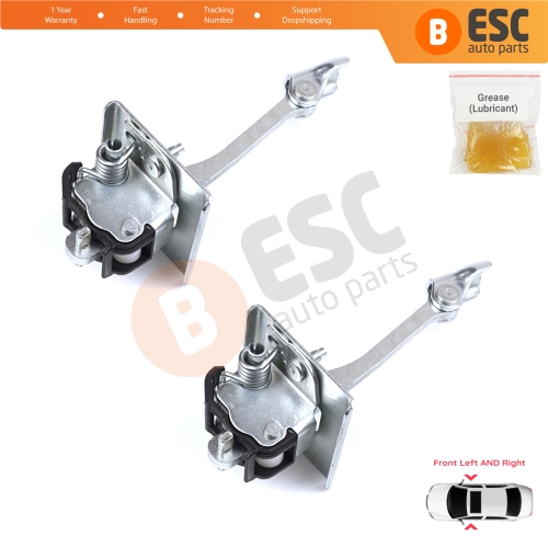 2 Pieces Front Door Hinge Stop Check Strap Limiter for Citroen DS5 2011-2018 9670813380