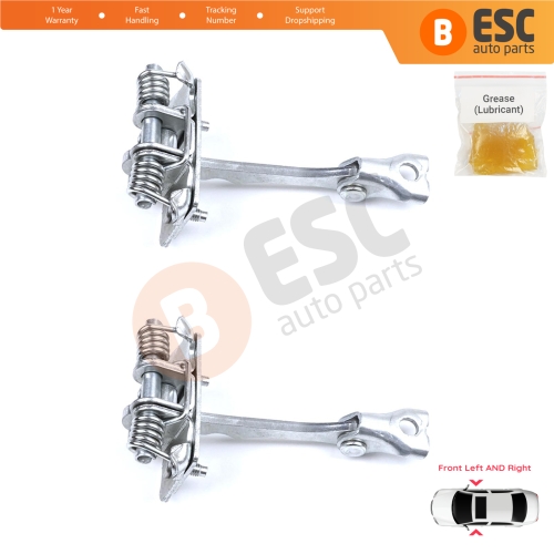 2 Pieces Front Door Hinge Stop Check Strap Limiter for Citroen C3 Pluriel 2003-2010 9181H3