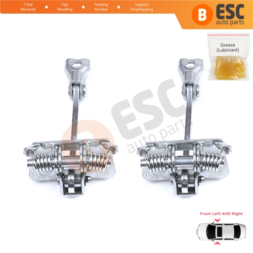 2 Pieces Front Door Hinge Stop Check Strap Limiter for Citroen C3 Pluriel 2003-2010 9181H3