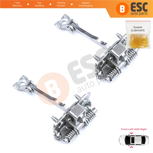 2 Pieces Front Door Hinge Stop Check Strap Limiter for Citroen C3 Pluriel 2003-2010 9181H3