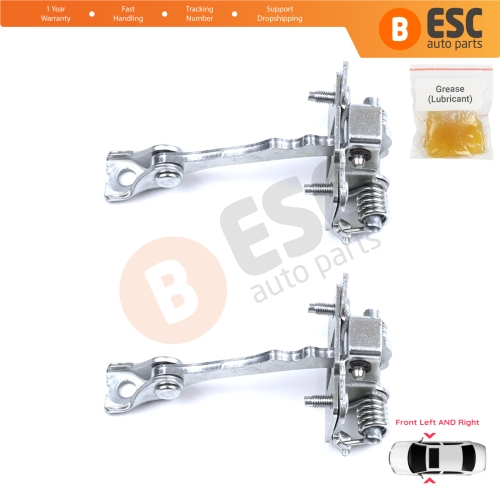 2 Pieces Front Door Hinge Stop Check Strap Limiter for Citroen C3 Pluriel 2003-2010 9181H3