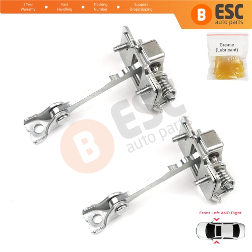 2 Pieces Front Door Hinge Stop Check Strap Limiter for Citroen C3 Pluriel 2003-2010 9181H3
