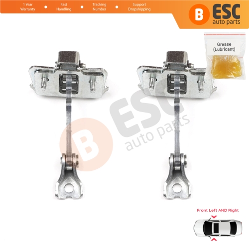 2 Pieces Front Door Hinge Stop Check Strap Limiter for Citroen C3 Pluriel 2003-2010 9181H3