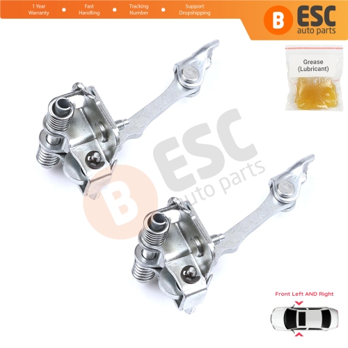2 Pieces Front Door Hinge Stop Check Strap Limiter for Citroen C3 Pluriel 2003-2010 9181H3