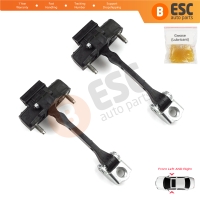 2 Pieces Front Door Hinge Stop Check Strap Limiter for Citroen C4 Cactus 2014-On 9801290780