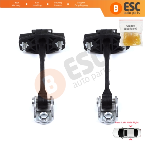 2 Pieces Rear Door Hinge Stop Check Strap Limiter for Citroen C4 Cactus 2014-On 9801290880