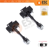 2 Pieces Front Door Hinge Stop Check Strap Limiter for Citroen Berlingo Doblo Combo Partner Rifter K9 ProAce 9819015380