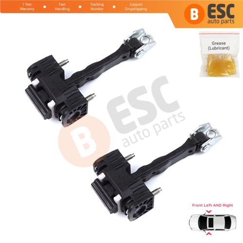 2 Pieces Front Door Hinge Stop Check Strap Limiter for Citroen Berlingo Doblo Combo Partner Rifter K9 ProAce 9819015380