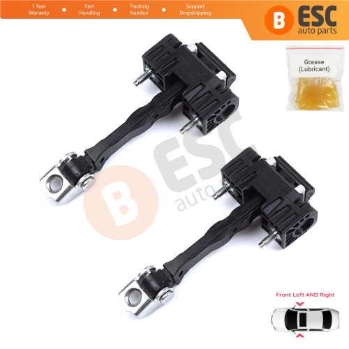 2 Pieces Front Door Hinge Stop Check Strap Limiter for Citroen Berlingo Doblo Combo Partner Rifter K9 ProAce 9819015380