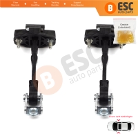 2 Pieces Front Door Hinge Stop Check Strap Limiter for Peugeot 3008 5008 MK2 Citroen C5 Aircross A DS7 Crossback Opel Grandland MK1 9809426680