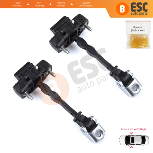 2 Pieces Front Door Hinge Stop Check Strap Limiter for Peugeot 3008 5008 MK2 Citroen C5 Aircross A DS7 Crossback Opel Grandland MK1 9809426680