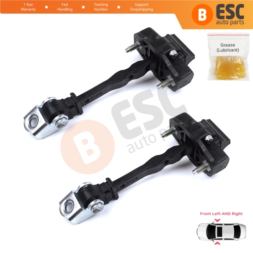 2 Pieces Front Door Hinge Stop Check Strap Limiter for Peugeot 3008 5008 MK2 Citroen C5 Aircross A DS7 Crossback Opel Grandland MK1 9809426680