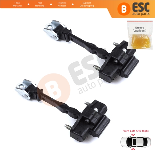 2 Pieces Front Door Hinge Stop Check Strap Limiter for Peugeot 3008 5008 MK2 Citroen C5 Aircross A DS7 Crossback Opel Grandland MK1 9809426680