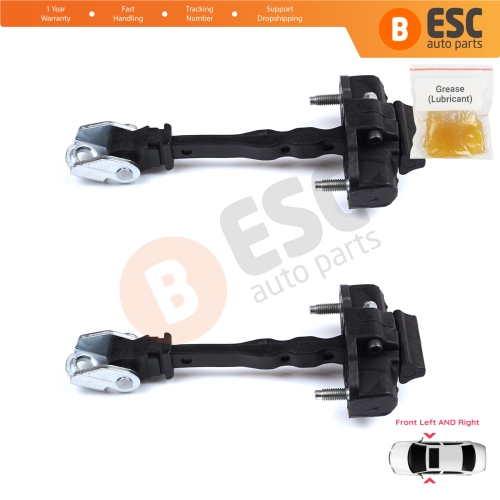2 Pieces Front Door Hinge Stop Check Strap Limiter for Peugeot 3008 5008 MK2 Citroen C5 Aircross A DS7 Crossback Opel Grandland MK1 9809426680