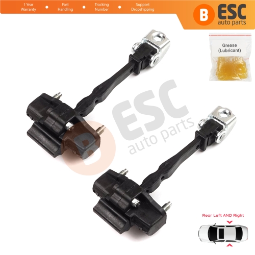 2 Pieces Rear Door Hinge Stop Check Strap Limiter for Peugeot 3008 5008 MK2 Citroen C5 Aircross A DS7 Crossback Opel Grandland MK1 9809434280