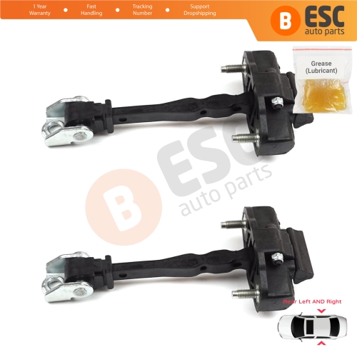 2 Pieces Rear Door Hinge Stop Check Strap Limiter for Peugeot 3008 5008 MK2 Citroen C5 Aircross A DS7 Crossback Opel Grandland MK1 9809434280