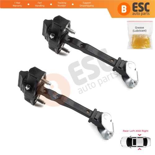2 Pieces Rear Door Hinge Stop Check Strap Limiter for Peugeot 3008 5008 MK2 Citroen C5 Aircross A DS7 Crossback Opel Grandland MK1 9809434280