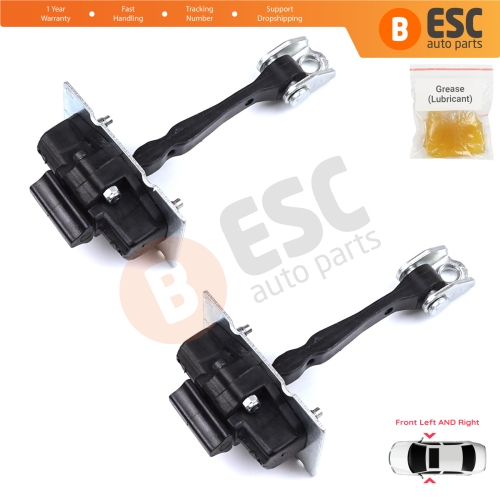 2 Pieces Front Door Hinge Stop Check Strap Limiter for Citroen C4 Picasso SpaceTourer MK2 9676345180