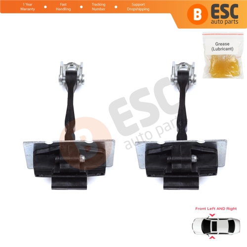 2 Pieces Front Door Hinge Stop Check Strap Limiter for Citroen C4 Picasso SpaceTourer MK2 9676345180