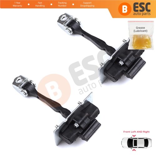 2 Pieces Front Door Hinge Stop Check Strap Limiter for Citroen C4 Picasso SpaceTourer MK2 9676345180