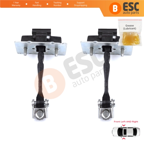 2 Pieces Front Door Hinge Stop Check Strap Limiter for Citroen C4 Picasso SpaceTourer MK2 9676345180