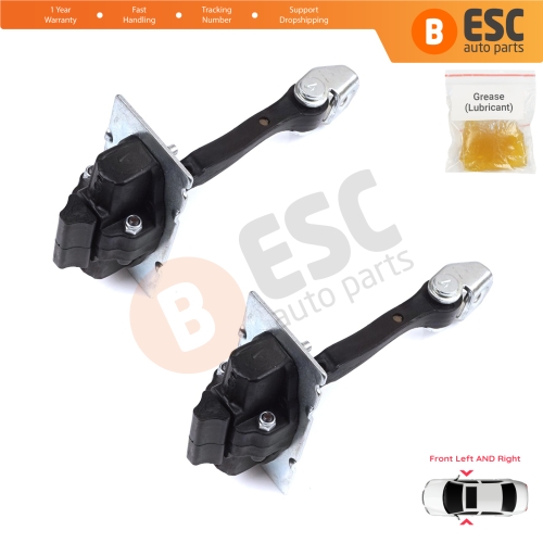 2 Pieces Front Door Hinge Stop Check Strap Limiter for Citroen C4 Picasso SpaceTourer MK2 9676345180