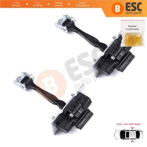 2 Pieces Rear Door Hinge Stop Check Strap Limiter for Citroen C4 Picasso SpaceTourer MK2 9676117380