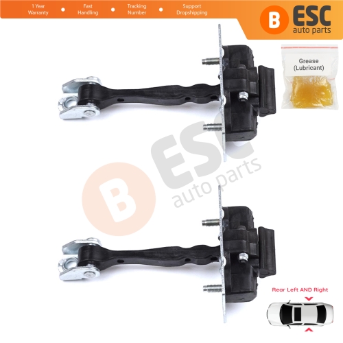 2 Pieces Rear Door Hinge Stop Check Strap Limiter for Citroen C4 Picasso SpaceTourer MK2 9676117380