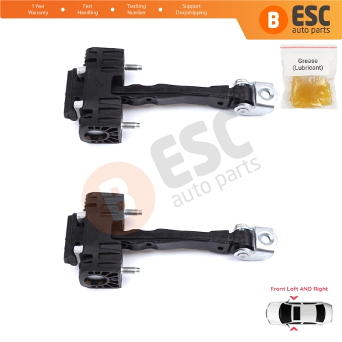 2 Pieces Front Door Hinge Stop Check Strap Limiter for Citroen Jumpy Dispatch SpaceTourer Expert Traveller Proace Vivaro Zafira Life Scudo Ulysse MK3 9808070580