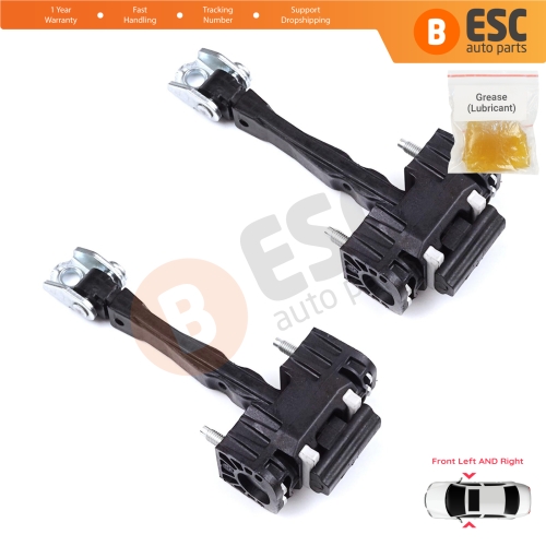 2 Pieces Front Door Hinge Stop Check Strap Limiter for Citroen Jumpy Dispatch SpaceTourer Expert Traveller Proace Vivaro Zafira Life Scudo Ulysse MK3 9808070580