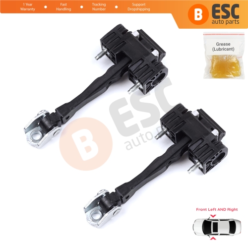 2 Pieces Front Door Hinge Stop Check Strap Limiter for Citroen Jumpy Dispatch SpaceTourer Expert Traveller Proace Vivaro Zafira Life Scudo Ulysse MK3 9808070580