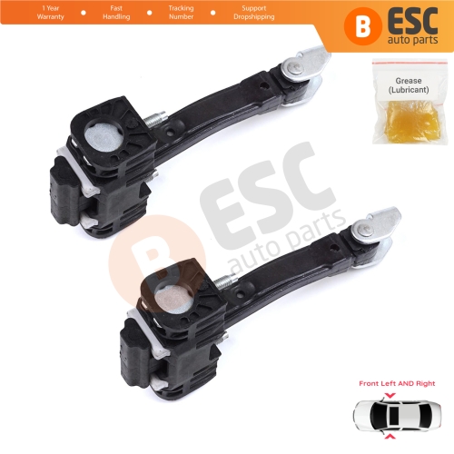 2 Pieces Front Door Hinge Stop Check Strap Limiter for Citroen Jumpy Dispatch SpaceTourer Expert Traveller Proace Vivaro Zafira Life Scudo Ulysse MK3 9808070580