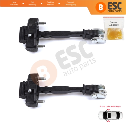 2 Pieces Front Door Hinge Stop Check Strap Limiter for Peugeot 208 e-208 Opel Corsa F Corsa-e 2019-On 9823211180