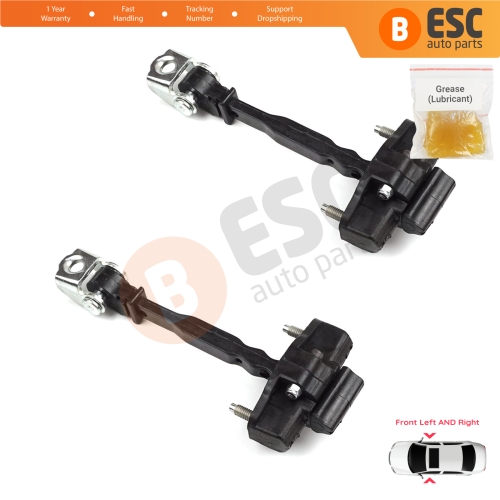 2 Pieces Front Door Hinge Stop Check Strap Limiter for Peugeot 208 e-208 Opel Corsa F Corsa-e 2019-On 9823211180