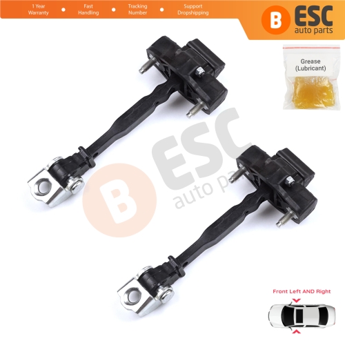 2 Pieces Front Door Hinge Stop Check Strap Limiter for Peugeot 208 e-208 Opel Corsa F Corsa-e 2019-On 9823211180