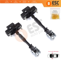 2 Pieces Front Door Hinge Stop Check Strap Limiter for Peugeot 2008 e-2008 MK2 Opel Mokka B Mokka-e 9820810880