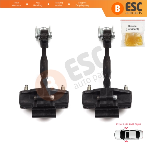 2 Pieces Front Door Hinge Stop Check Strap Limiter for Peugeot 2008 e-2008 MK2 Opel Mokka B Mokka-e 9820810880