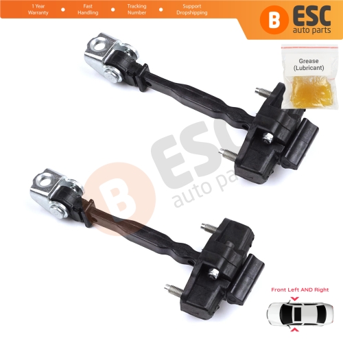 2 Pieces Front Door Hinge Stop Check Strap Limiter for Peugeot 2008 e-2008 MK2 Opel Mokka B Mokka-e 9820810880