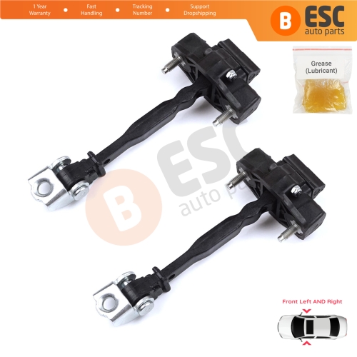 2 Pieces Front Door Hinge Stop Check Strap Limiter for Peugeot 2008 e-2008 MK2 Opel Mokka B Mokka-e 9820810880