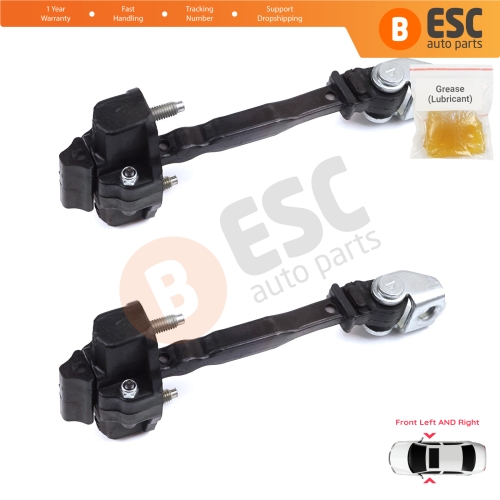 2 Pieces Front Door Hinge Stop Check Strap Limiter for Peugeot 2008 e-2008 MK2 Opel Mokka B Mokka-e 9820810880
