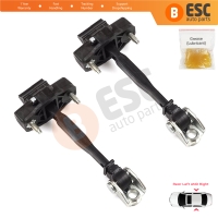 2 Pieces Rear Door Hinge Stop Check Strap Limiter for Peugeot 2008 e-2008 MK2 Opel Mokka B Mokka-e 9820816280