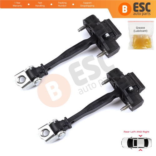 2 Pieces Rear Door Hinge Stop Check Strap Limiter for Peugeot 2008 e-2008 MK2 Opel Mokka B Mokka-e 9820816280
